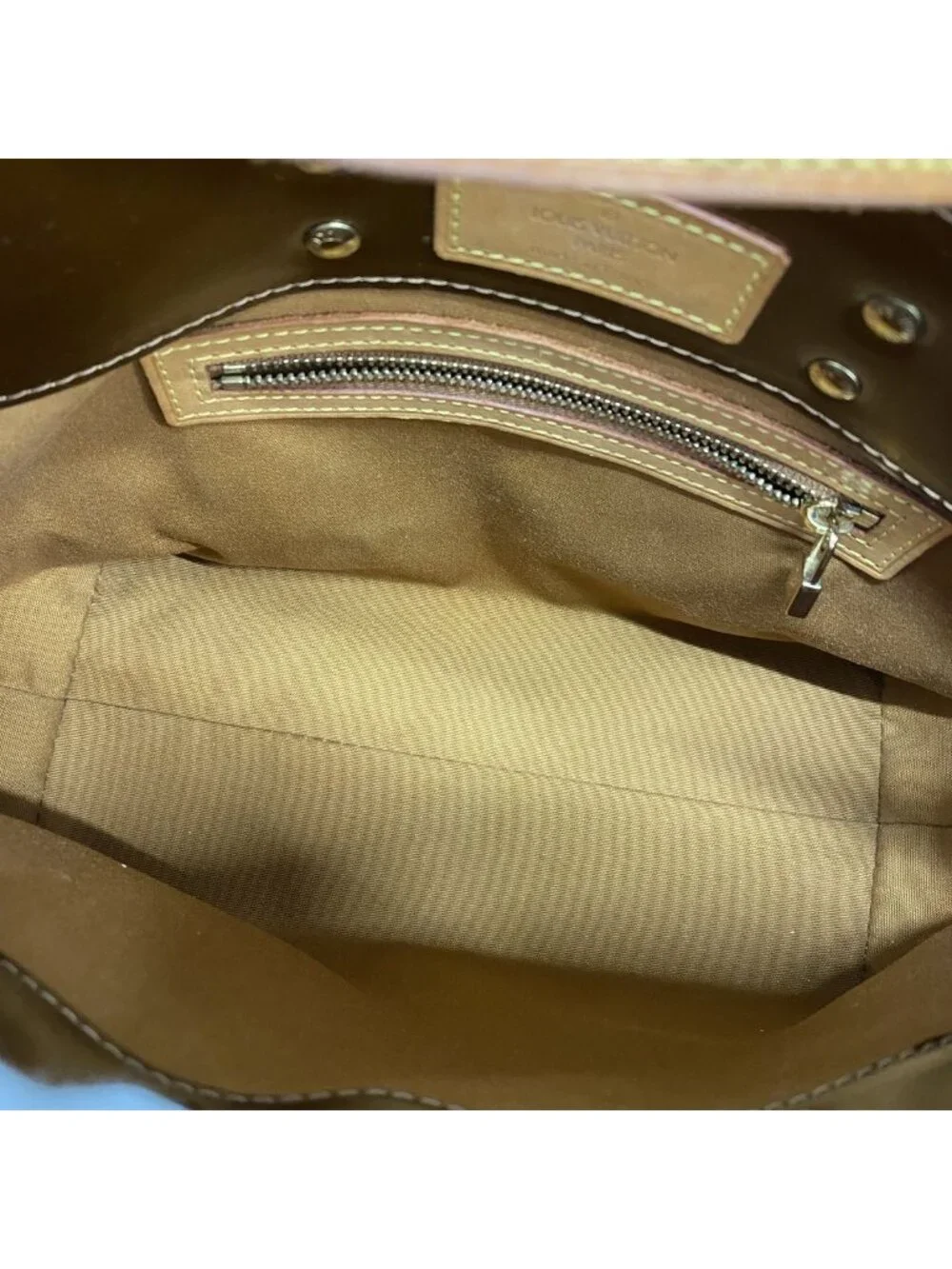 Louis Vuitton Tote Bag Vernis Reed PM Blanc